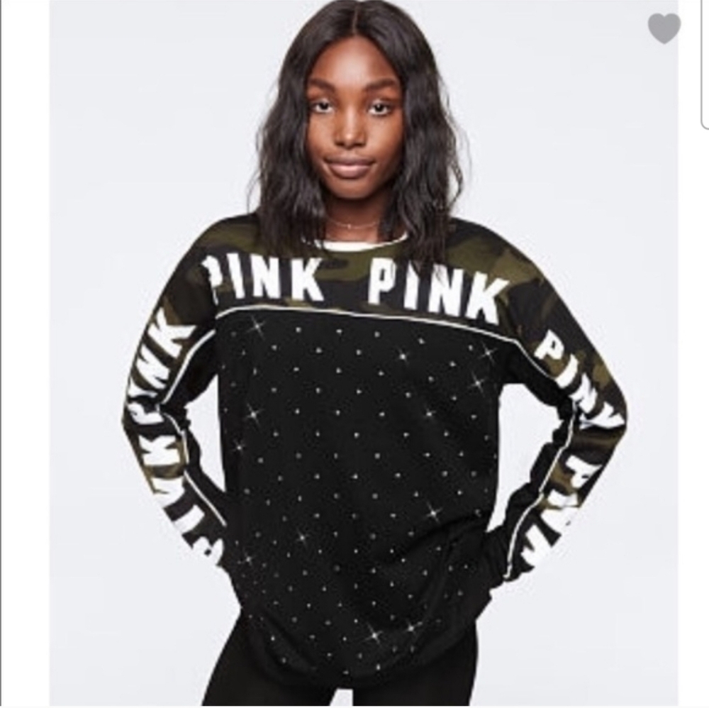 PINK Victoria's Secret Bling Long Sleeve  L